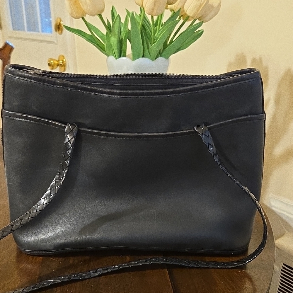 Vintage Brighton Black Crocodile Texture Shoulder Bag.Stunning! - Picture 8 of 9